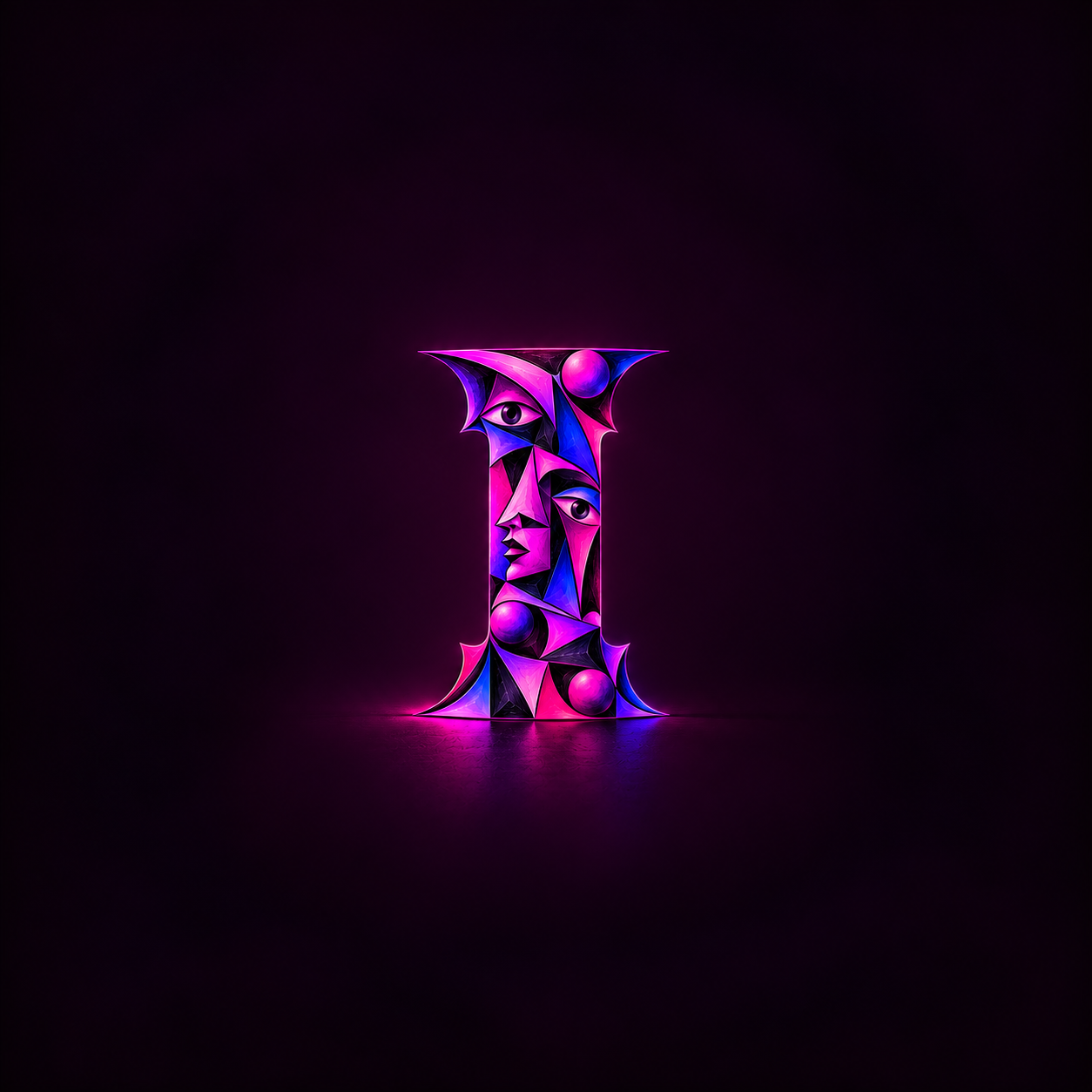 Letter I artwork